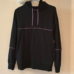 Black w/ purple accents sweater